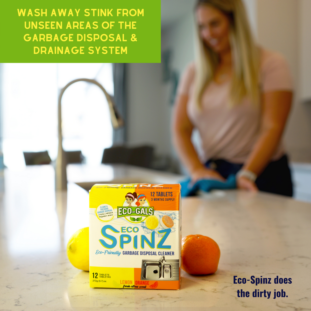 Eco Scrubz: Deep Dishwasher Cleaner (12 Count) Eco-Friendly – Eco-Gals